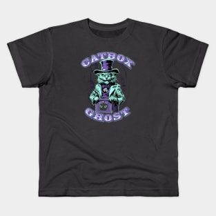 Cat Box Ghost Kids T-Shirt